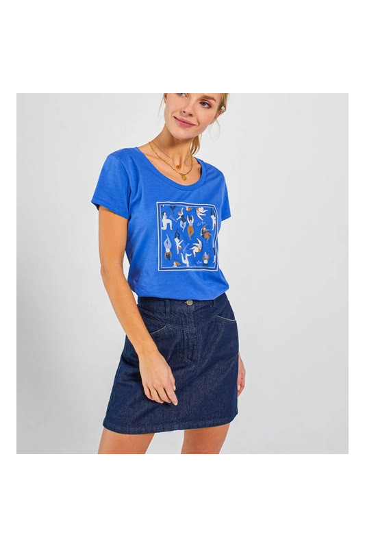 JUPE COURTE I-CODE EN JEAN
