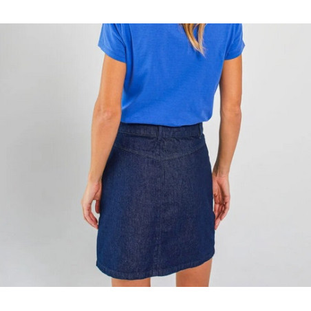 JUPE COURTE I-CODE EN JEAN