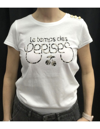 T-SHIRT TEMPS DES CERISES SAVANA